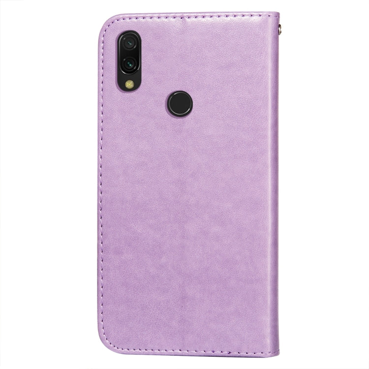 For Xiaomi Redmi 7 Flower Vine Embossing Pattern Horizontal Flip Leather Case with Card Slot & Holder & Wallet & Lanyard