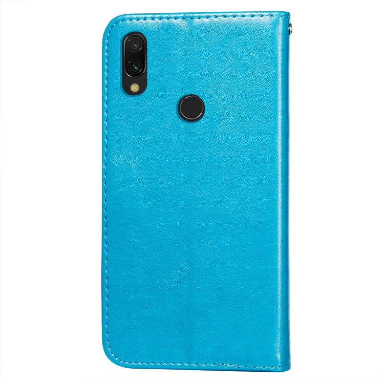 For Xiaomi Redmi 7 Flower Vine Embossing Pattern Horizontal Flip Leather Case with Card Slot & Holder & Wallet & Lanyard