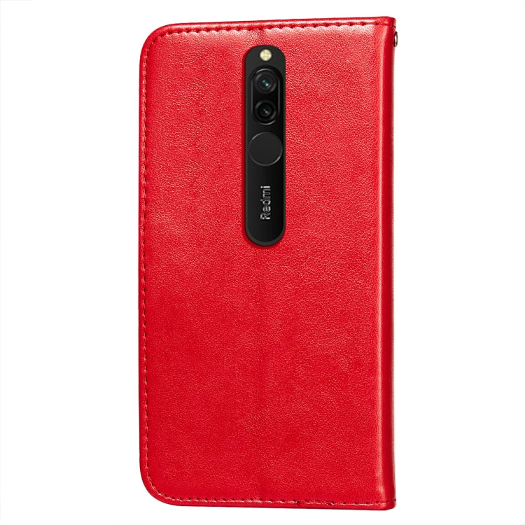 For Xiaomi Redmi 8 Flower Vine Embossing Pattern Horizontal Flip Leather Case with Card Slot & Holder & Wallet & Lanyard