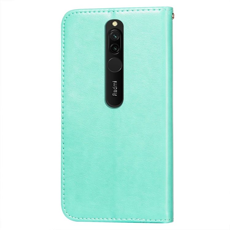 For Xiaomi Redmi 8 Flower Vine Embossing Pattern Horizontal Flip Leather Case with Card Slot & Holder & Wallet & Lanyard