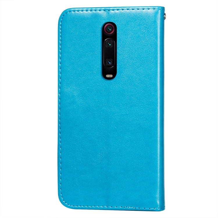 For Xiaomi Redmi K20 Flower Vine Embossing Pattern Horizontal Flip Leather Case with Card Slot & Holder & Wallet & Lanyard