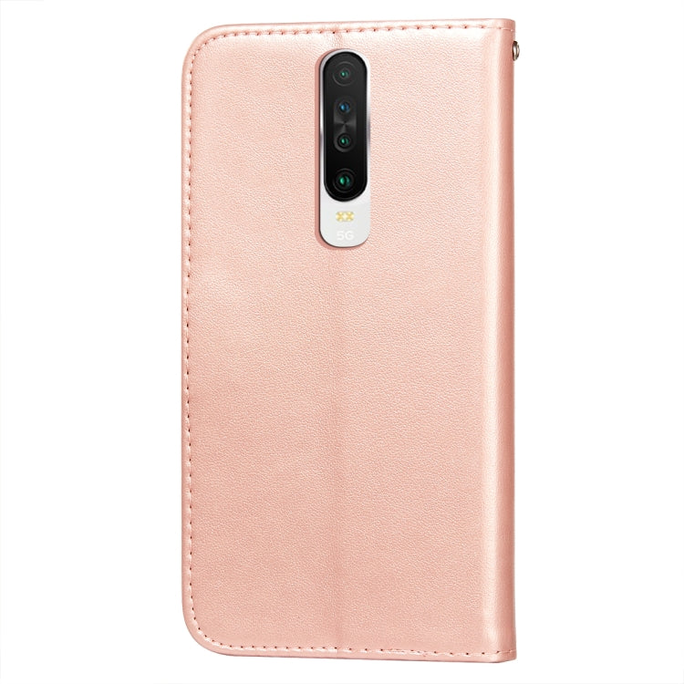 For Xiaomi Redmi K30 Flower Vine Embossing Pattern Horizontal Flip Leather Case with Card Slot & Holder & Wallet & Lanyard