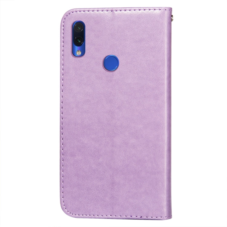 For Xiaomi Redmi Note 7 Flower Vine Embossing Pattern Horizontal Flip Leather Case with Card Slot & Holder & Wallet & Lanyard