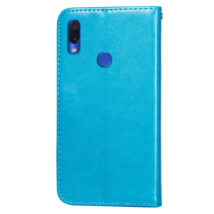 For Xiaomi Redmi Note 7 Flower Vine Embossing Pattern Horizontal Flip Leather Case with Card Slot & Holder & Wallet & Lanyard