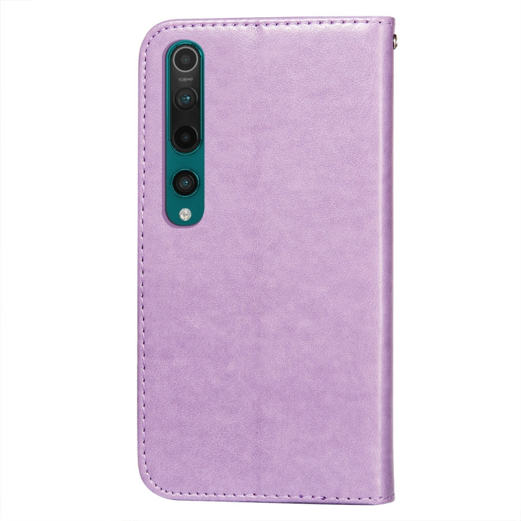 For Xiaomi Mi 10 Flower Vine Embossing Pattern Horizontal Flip Leather Case with Card Slot & Holder & Wallet & Lanyard