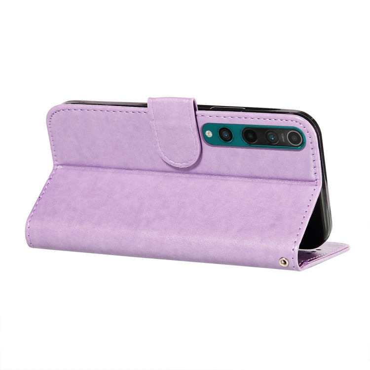 For Xiaomi Mi 10 Pro Flower Vine Embossing Pattern Horizontal Flip Leather Case with Card Slot & Holder & Wallet & Lanyard