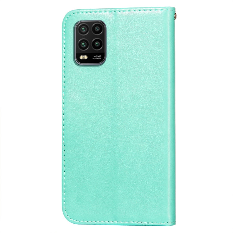 For Xiaomi Mi 10 Lite Flower Vine Embossing Pattern Horizontal Flip Leather Case with Card Slot & Holder & Wallet & Lanyard