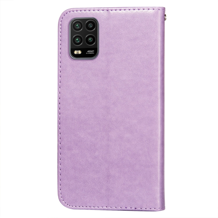 For Xiaomi Mi 10 Lite Flower Vine Embossing Pattern Horizontal Flip Leather Case with Card Slot & Holder & Wallet & Lanyard