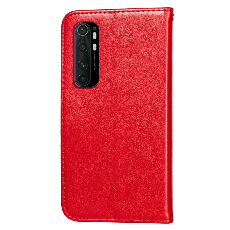 For Xiaomi Mi Note 10 Lite Flower Vine Embossing Pattern Horizontal Flip Leather Case with Card Slot & Holder & Wallet & Lanyard