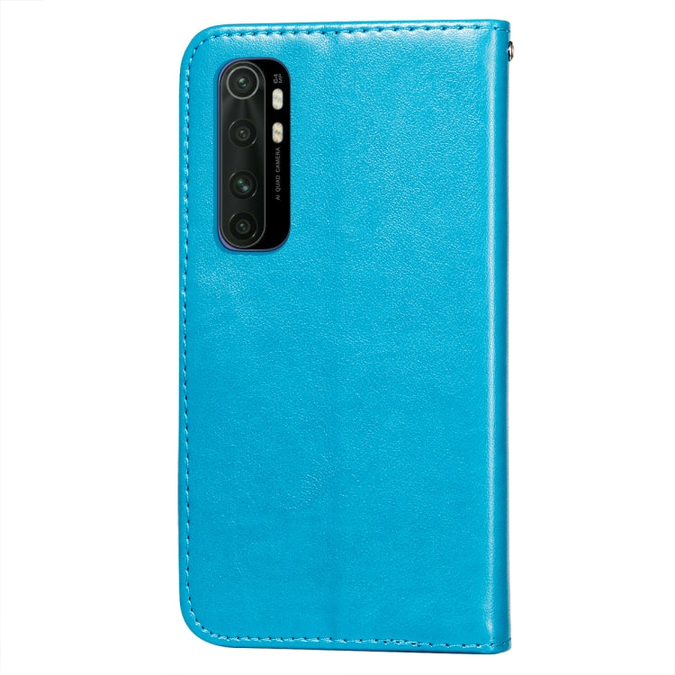 For Xiaomi Mi Note 10 Lite Flower Vine Embossing Pattern Horizontal Flip Leather Case with Card Slot & Holder & Wallet & Lanyard