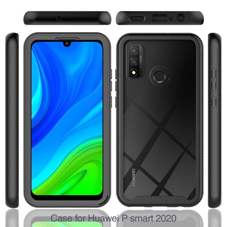 For Huawei P Smart 2020 Starry Sky Solid Color Series Shockproof PC + TPU Protective Case(Black)