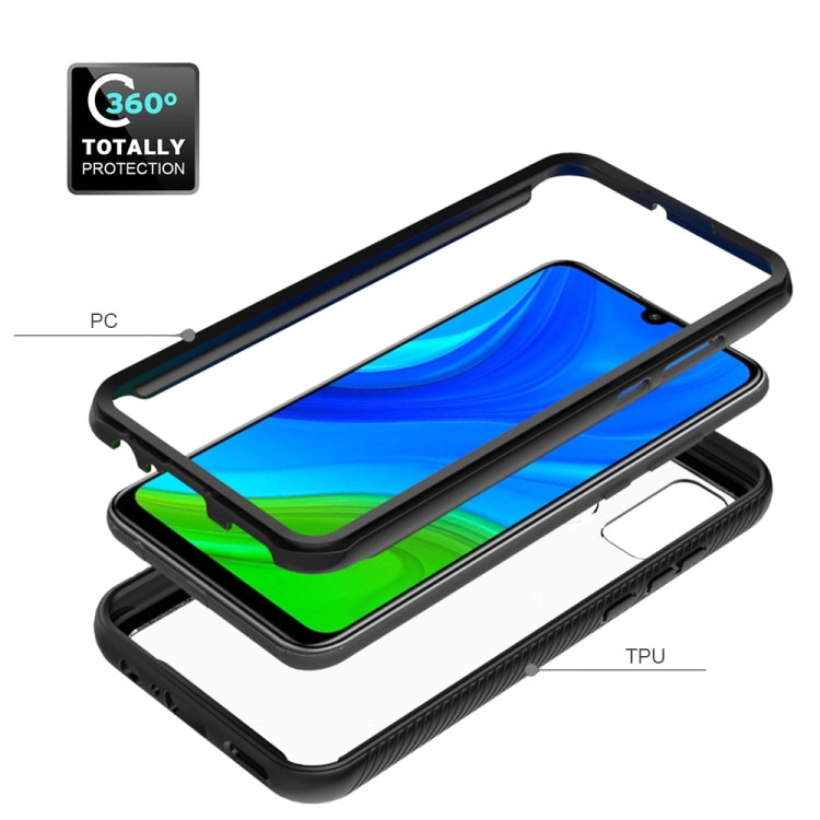 For Huawei P Smart 2020 Starry Sky Solid Color Series Shockproof PC + TPU Protective Case(Black)