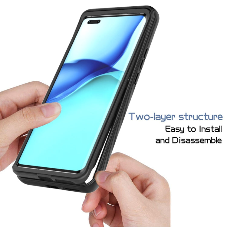 For Huawei Mate 40 Pro Starry Sky Solid Color Series Shockproof PC + TPU Protective Case(Black)