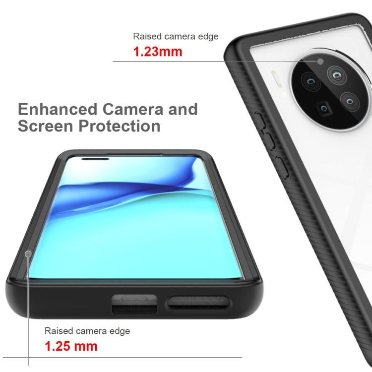 For Huawei Mate 40 Pro Starry Sky Solid Color Series Shockproof PC + TPU Protective Case(Black)