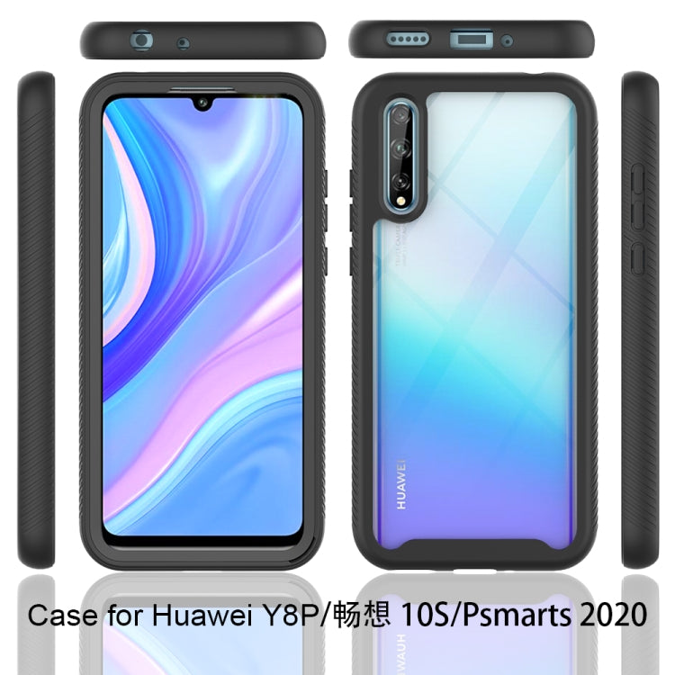 For Huawei Y8p Starry Sky Solid Color Series Shockproof PC + TPU Protective Case(Black)