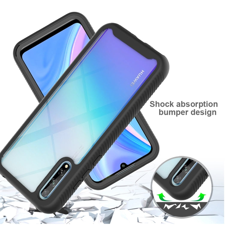 For Huawei P Smart S 2020 Starry Sky Solid Color Series Shockproof PC + TPU Protective Case(Black)