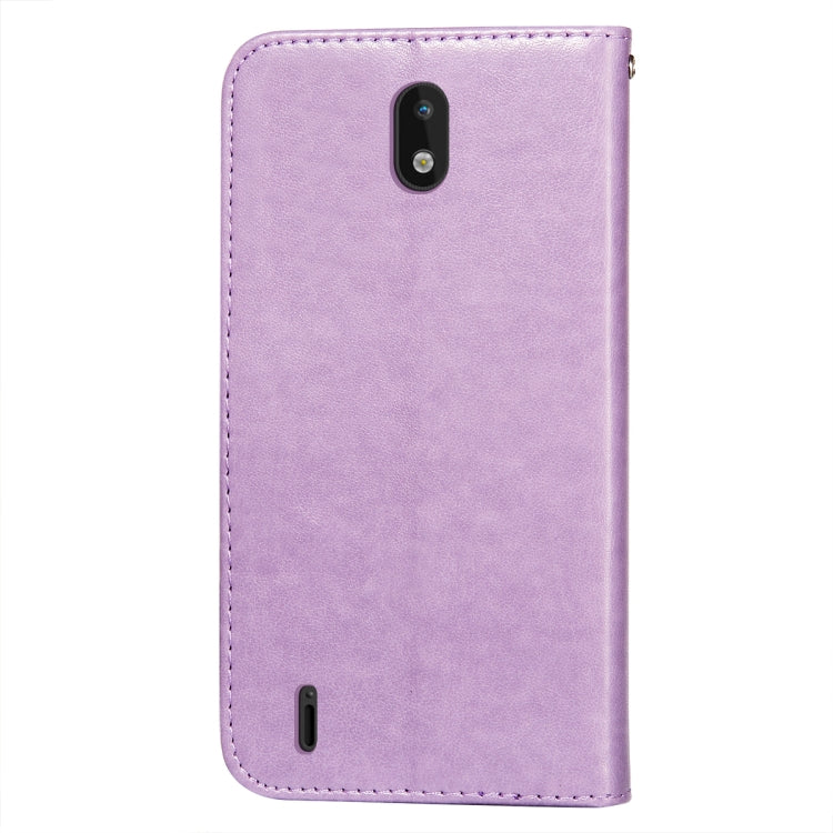 For Nokia 1.3 Flower Vine Embossing Pattern Horizontal Flip Leather Case with Card Slot & Holder & Wallet & Lanyard