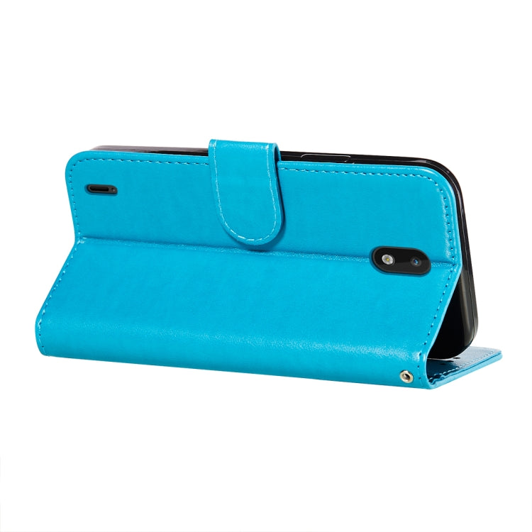 For Nokia 1.3 Flower Vine Embossing Pattern Horizontal Flip Leather Case with Card Slot & Holder & Wallet & Lanyard