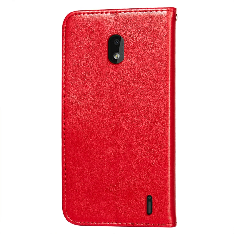 For Nokia 2.2 Flower Vine Embossing Pattern Horizontal Flip Leather Case with Card Slot & Holder & Wallet & Lanyard