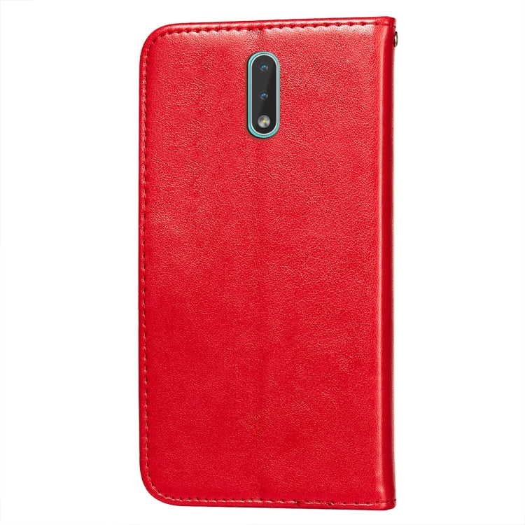 For Nokia 2.3 Flower Vine Embossing Pattern Horizontal Flip Leather Case with Card Slot & Holder & Wallet & Lanyard