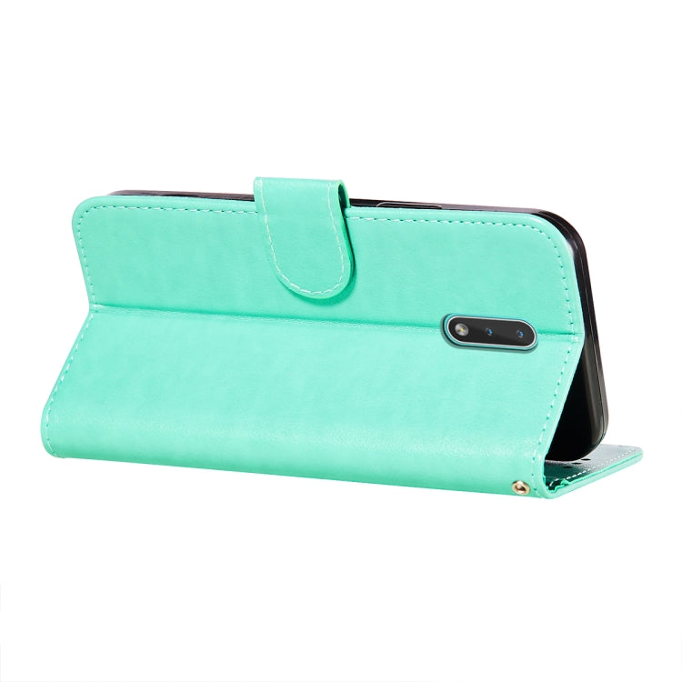 For Nokia 2.3 Flower Vine Embossing Pattern Horizontal Flip Leather Case with Card Slot & Holder & Wallet & Lanyard