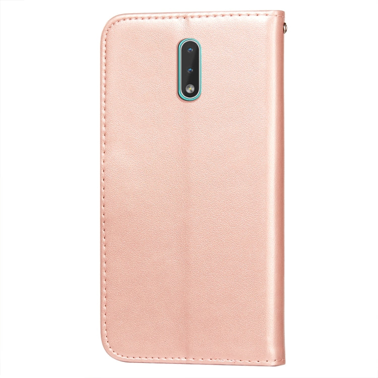 For Nokia 2.3 Flower Vine Embossing Pattern Horizontal Flip Leather Case with Card Slot & Holder & Wallet & Lanyard