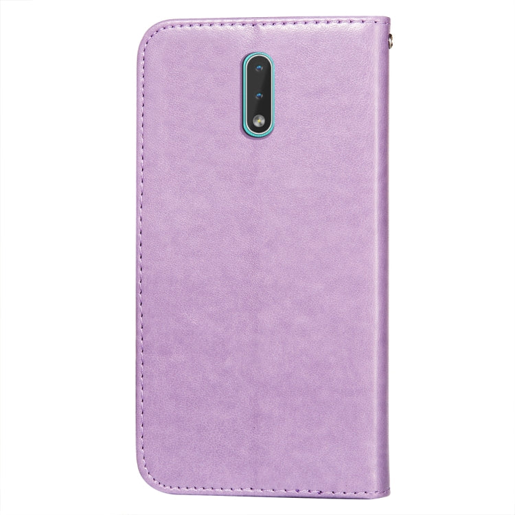 For Nokia 2.3 Flower Vine Embossing Pattern Horizontal Flip Leather Case with Card Slot & Holder & Wallet & Lanyard