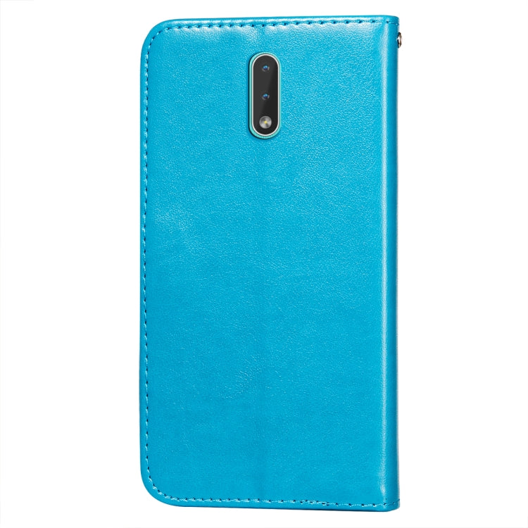 For Nokia 2.3 Flower Vine Embossing Pattern Horizontal Flip Leather Case with Card Slot & Holder & Wallet & Lanyard