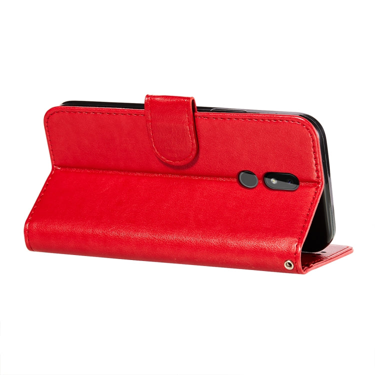 For Nokia 3.2 Flower Vine Embossing Pattern Horizontal Flip Leather Case with Card Slot & Holder & Wallet & Lanyard