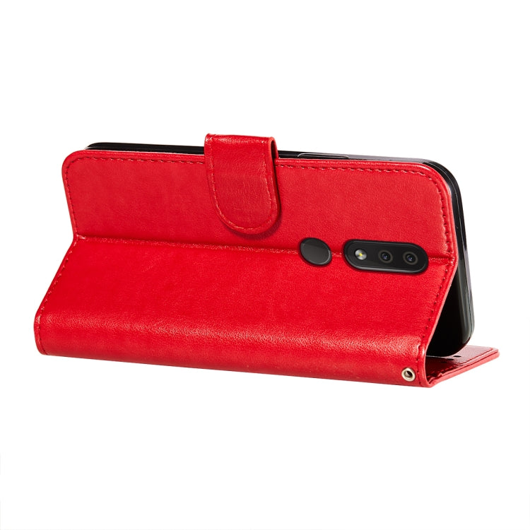 For Nokia 4.2 Flower Vine Embossing Pattern Horizontal Flip Leather Case with Card Slot & Holder & Wallet & Lanyard