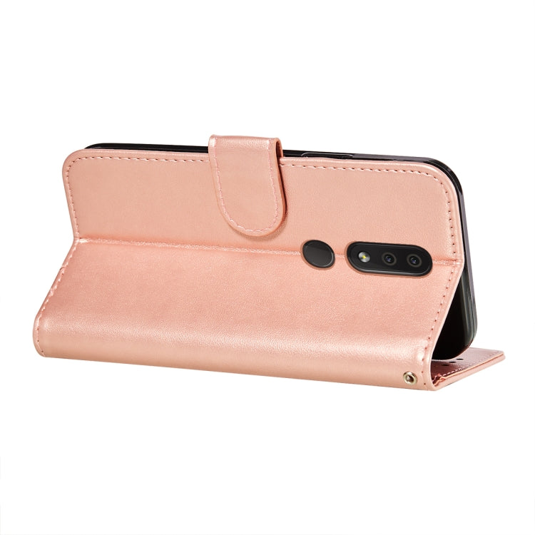 For Nokia 4.2 Flower Vine Embossing Pattern Horizontal Flip Leather Case with Card Slot & Holder & Wallet & Lanyard