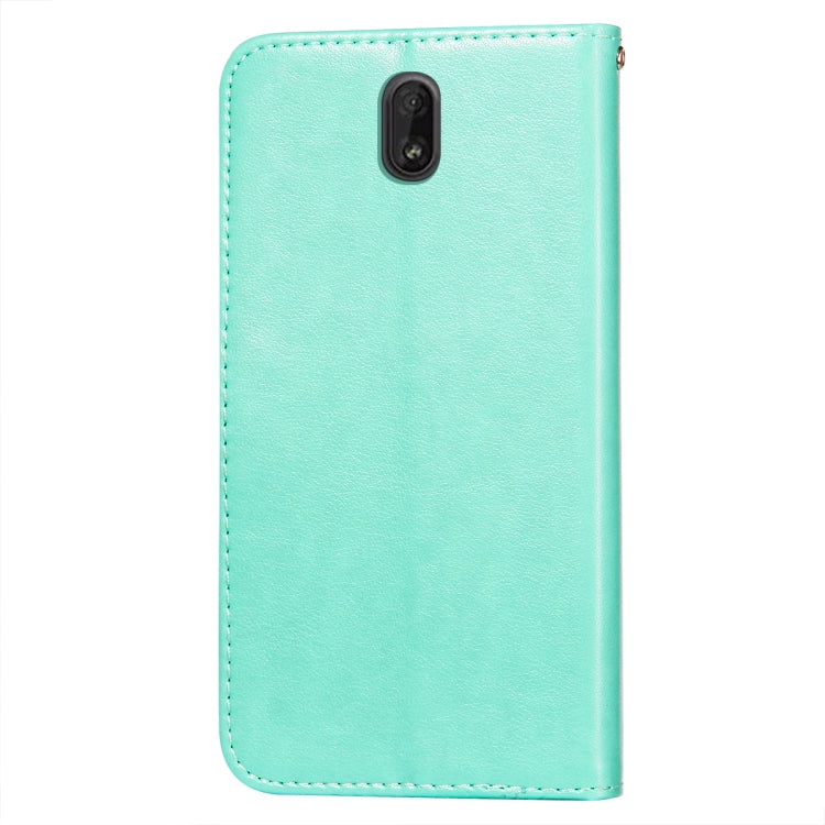 For Nokia C1 Flower Vine Embossing Pattern Horizontal Flip Leather Case with Card Slot & Holder & Wallet & Lanyard
