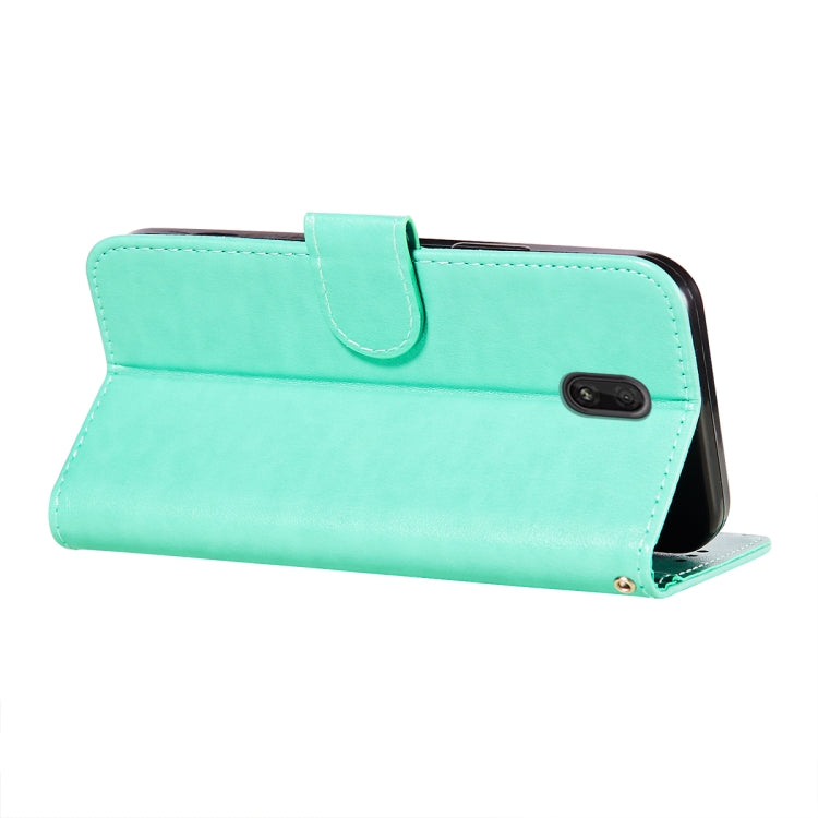 For Nokia C1 Flower Vine Embossing Pattern Horizontal Flip Leather Case with Card Slot & Holder & Wallet & Lanyard