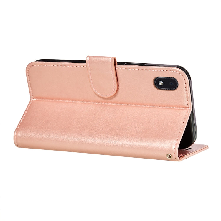 For Samsung  Galaxy A01 Core Flower Vine Embossing Pattern Horizontal Flip Leather Case with Card Slot & Holder & Wallet & Lanyard