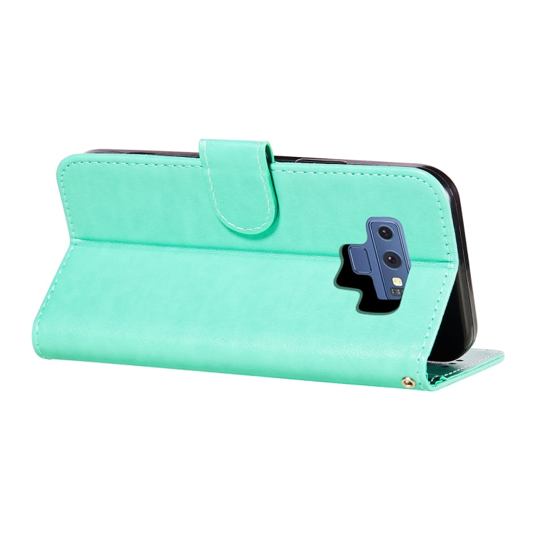 For Samsung Galaxy Note9 Flower Vine Embossing Pattern Horizontal Flip Leather Case with Card Slot & Holder & Wallet & Lanyard