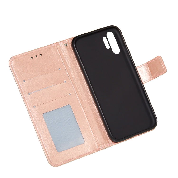 For Samsung Galaxy Note10 Plus Flower Vine Embossing Pattern Horizontal Flip Leather Case with Card Slot & Holder & Wallet & Lanyard