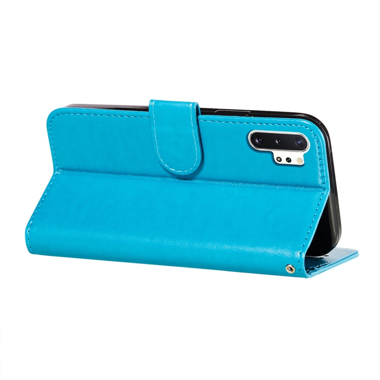 For Samsung Galaxy Note10 Plus Flower Vine Embossing Pattern Horizontal Flip Leather Case with Card Slot & Holder & Wallet & Lanyard