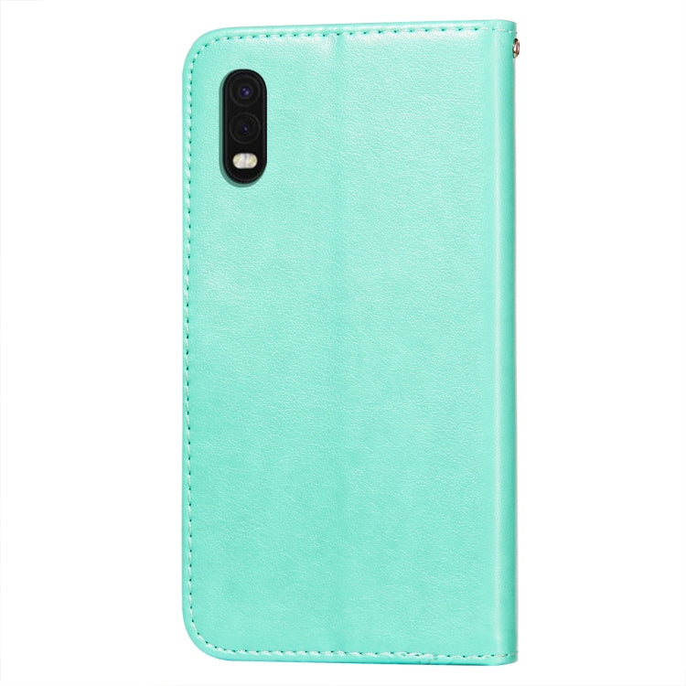 For Samsung Galaxy XCover Pro Flower Vine Embossing Pattern Horizontal Flip Leather Case with Card Slot & Holder & Wallet & Lanyard