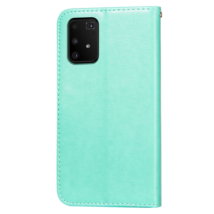 For Samsung Galaxy A91 / S10 Lite Flower Vine Embossing Pattern Horizontal Flip Leather Case with Card Slot & Holder & Wallet & Lanyard