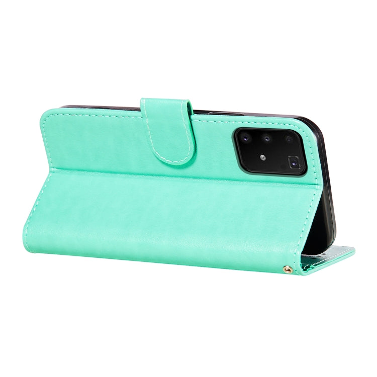 For Samsung Galaxy A91 / S10 Lite Flower Vine Embossing Pattern Horizontal Flip Leather Case with Card Slot & Holder & Wallet & Lanyard