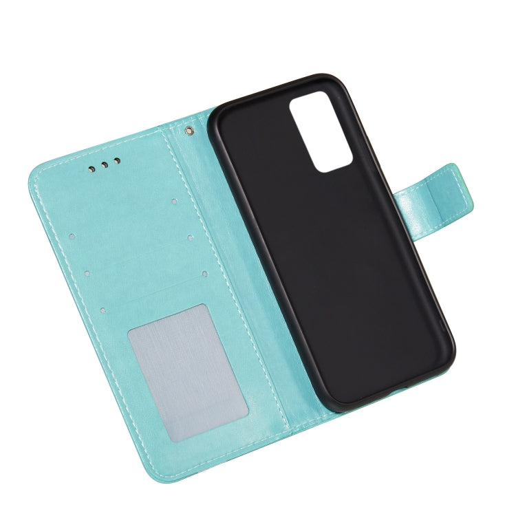 For Samsung  Galaxy Note20 Flower Vine Embossing Pattern Horizontal Flip Leather Case with Card Slot & Holder & Wallet & Lanyard