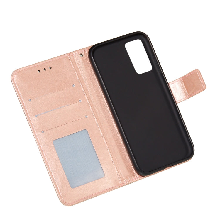 For Samsung  Galaxy Note20 Flower Vine Embossing Pattern Horizontal Flip Leather Case with Card Slot & Holder & Wallet & Lanyard