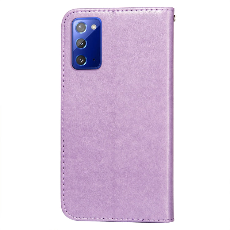 For Samsung  Galaxy Note20 Flower Vine Embossing Pattern Horizontal Flip Leather Case with Card Slot & Holder & Wallet & Lanyard