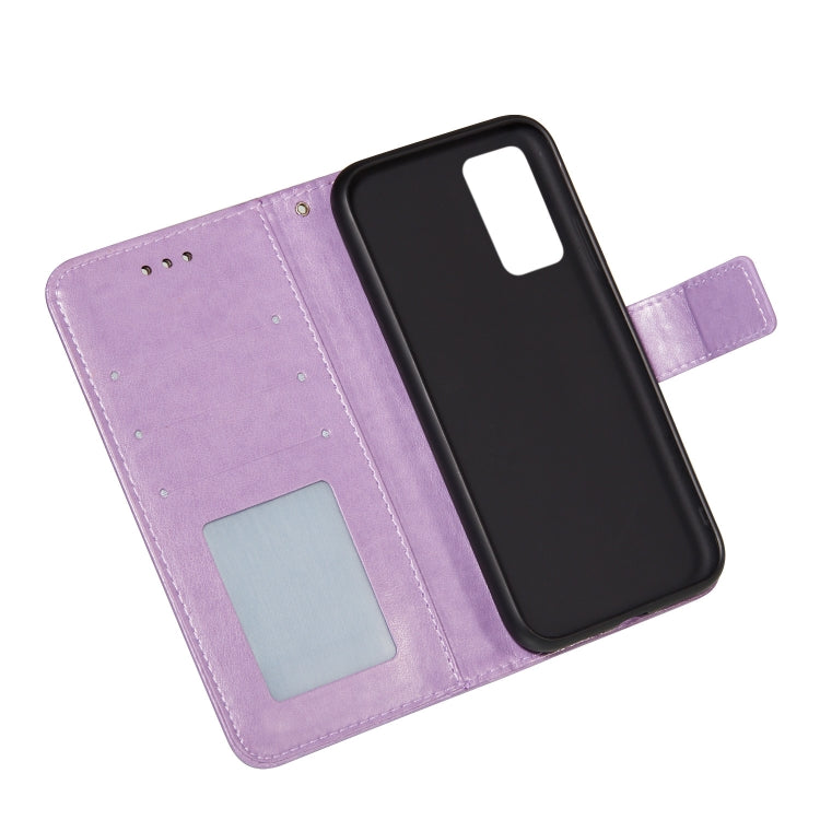 For Samsung  Galaxy Note20 Flower Vine Embossing Pattern Horizontal Flip Leather Case with Card Slot & Holder & Wallet & Lanyard