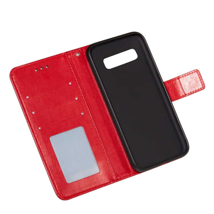 For Samsung  Galaxy S10 Flower Vine Embossing Pattern Horizontal Flip Leather Case with Card Slot & Holder & Wallet & Lanyard
