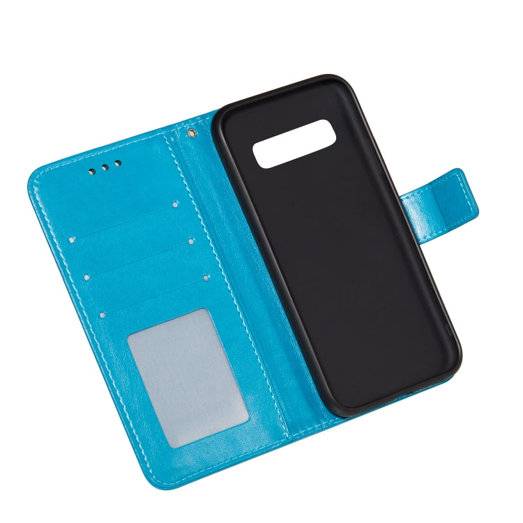 For Samsung  Galaxy S10 Flower Vine Embossing Pattern Horizontal Flip Leather Case with Card Slot & Holder & Wallet & Lanyard