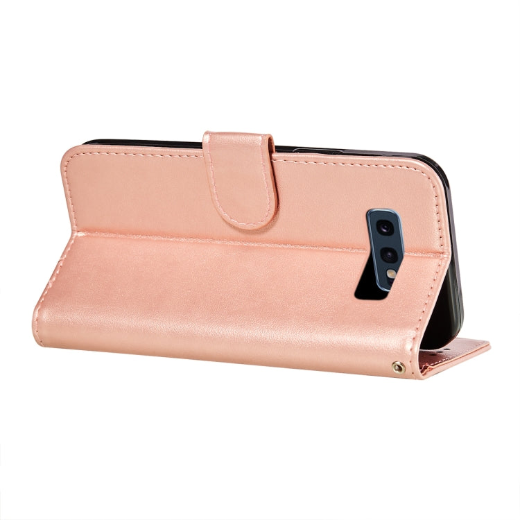 For Samsung  Galaxy S10e Flower Vine Embossing Pattern Horizontal Flip Leather Case with Card Slot & Holder & Wallet & Lanyard