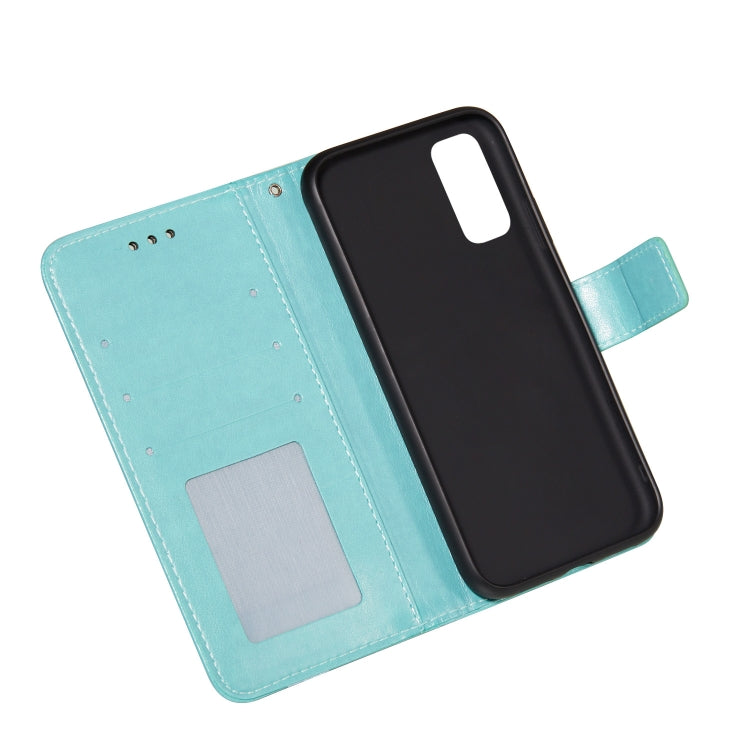 For Samsung  Galaxy S20 Flower Vine Embossing Pattern Horizontal Flip Leather Case with Card Slot & Holder & Wallet & Lanyard