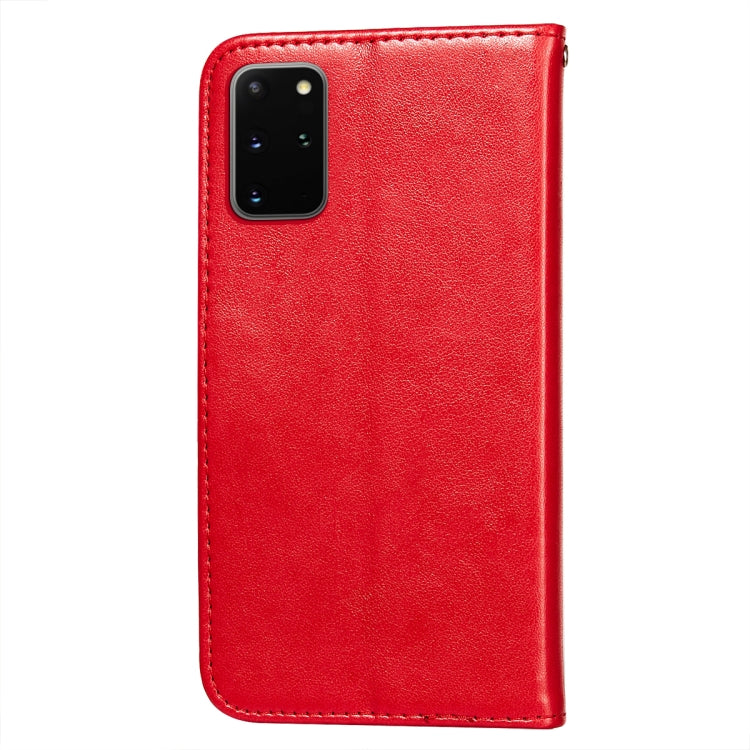For Samsung Galaxy S20 Plus Flower Vine Embossing Pattern Horizontal Flip Leather Case with Card Slot & Holder & Wallet & Lanyard