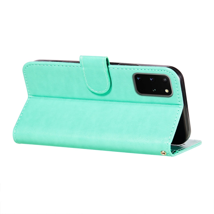 For Samsung Galaxy S20 Plus Flower Vine Embossing Pattern Horizontal Flip Leather Case with Card Slot & Holder & Wallet & Lanyard
